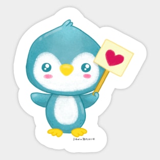 Kawaii Penguin Sticker